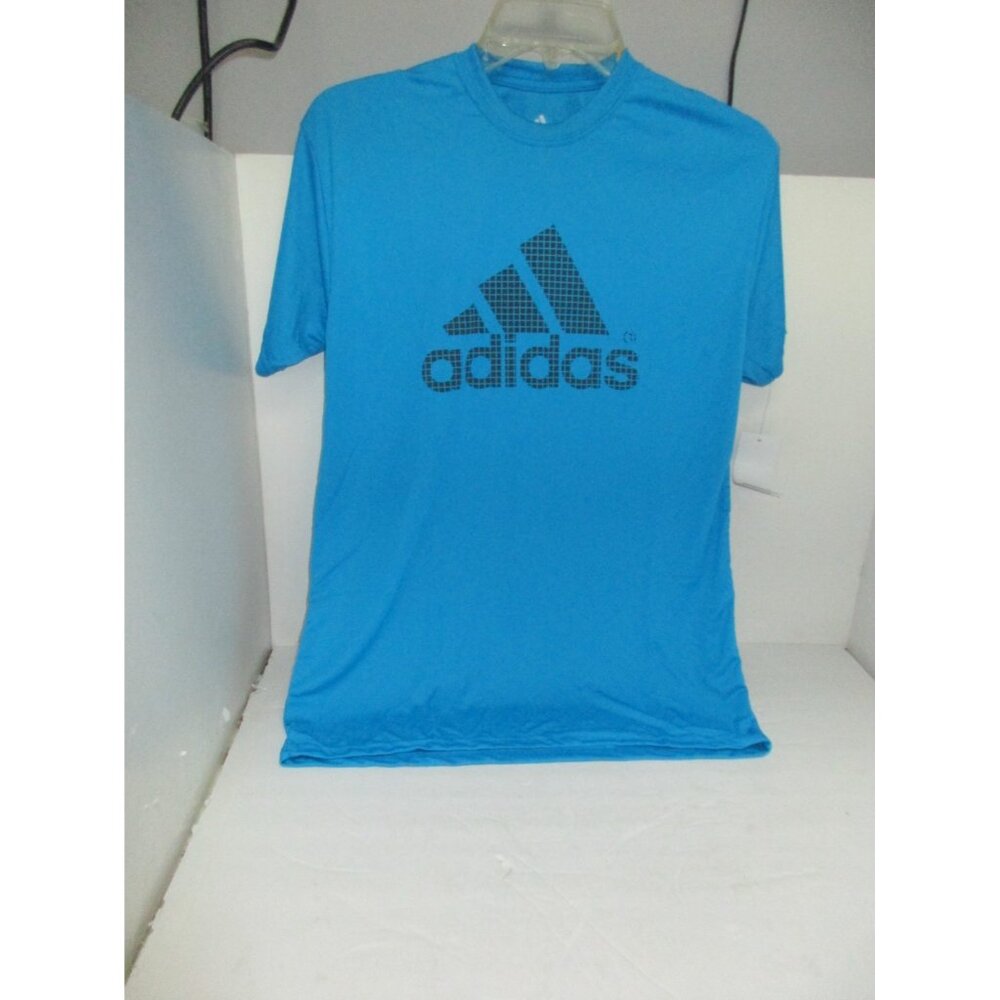 Men's Adidas Short Sleeve T-Shirt Turquoise/Black Size Small New!!!